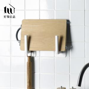 日本高強度ABS免釘黏貼多功能掛勾 掛鉤 掛鈎-2組(4入)