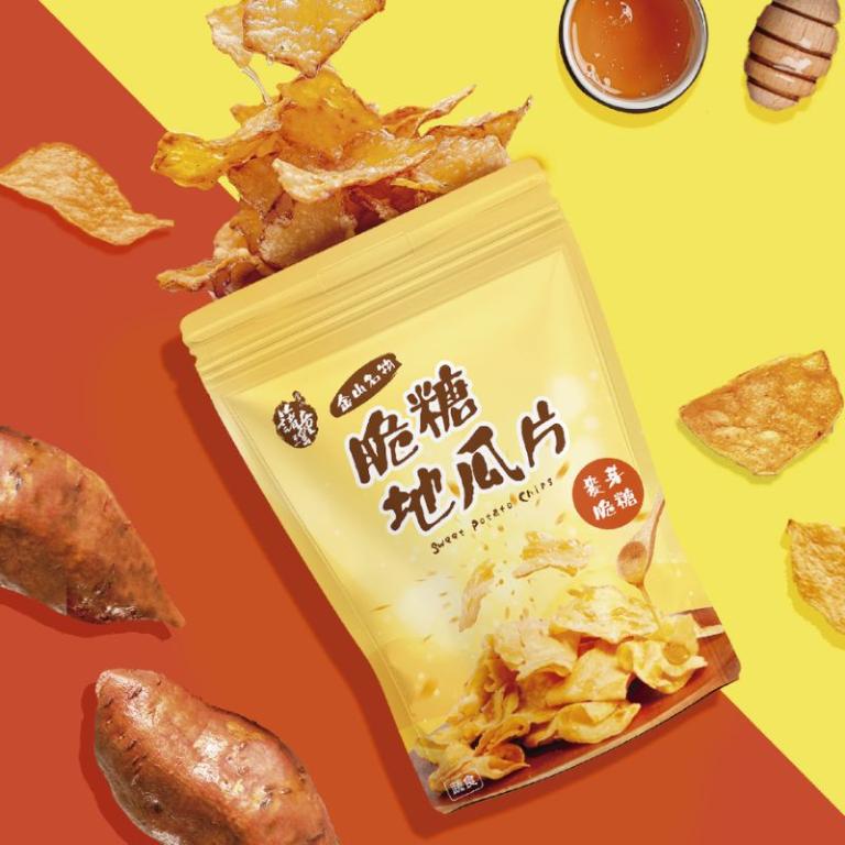 【金山藷童瑤】脆糖地瓜片140gx8袋/箱