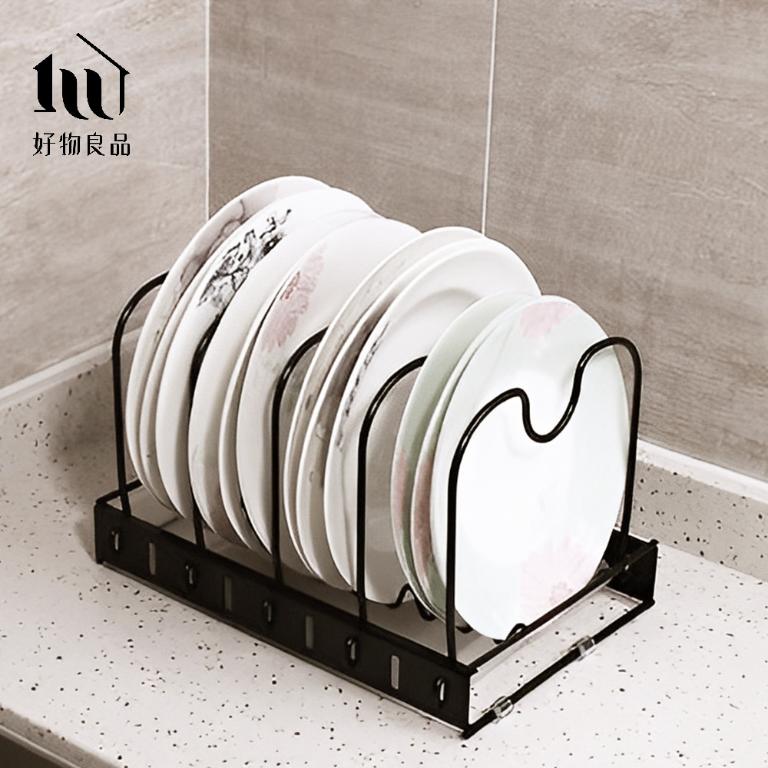 廚房收納鍋具碗盤鍋蓋瀝水置物架