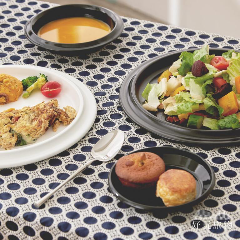 日本進口高品質露營居家琺瑯瓷餐盤（可蒸、可烤）
