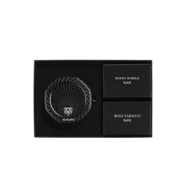 翡冷翠香氛｜車用香氛禮盒-貴族紅酒&玫瑰菸草 | 果香調、琥珀木質調