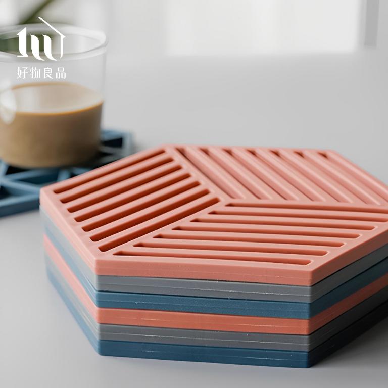 6入組_防滑耐高溫鏤空防燙拼接隔熱軟墊