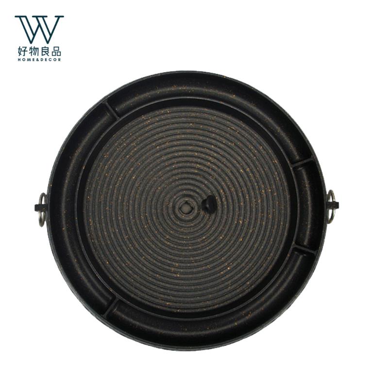 日式家用烤肉盤 瓦斯爐烤盤 居家燒肉（直徑38cm)