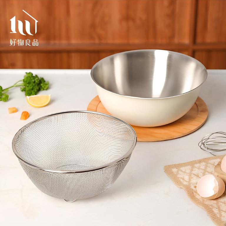 304不鏽鋼多功能料理瀝水盆