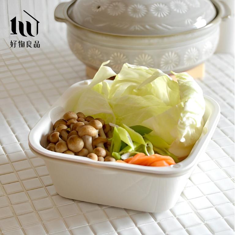 日本雙層蔬果洗菜瀝水籃