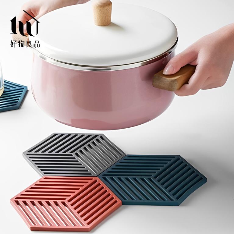 6入組_防滑耐高溫鏤空防燙拼接隔熱軟墊