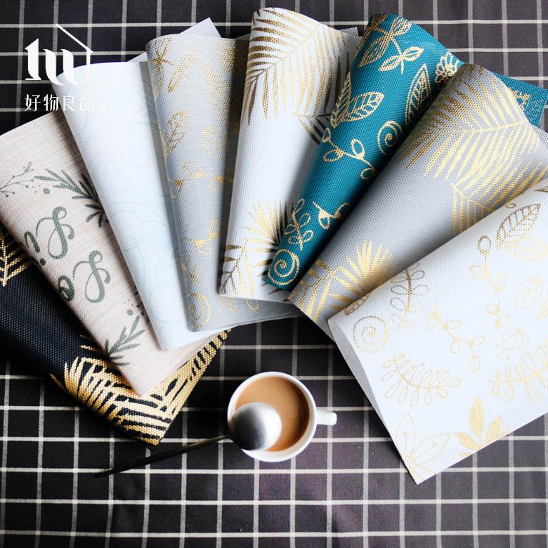 高級印花防水PVC餐桌墊 (4入)