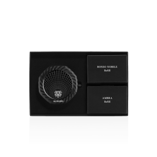 翡冷翠香氛｜車用香氛禮盒-貴族紅酒&晶粹琥珀 | 果香調、琥珀木質調