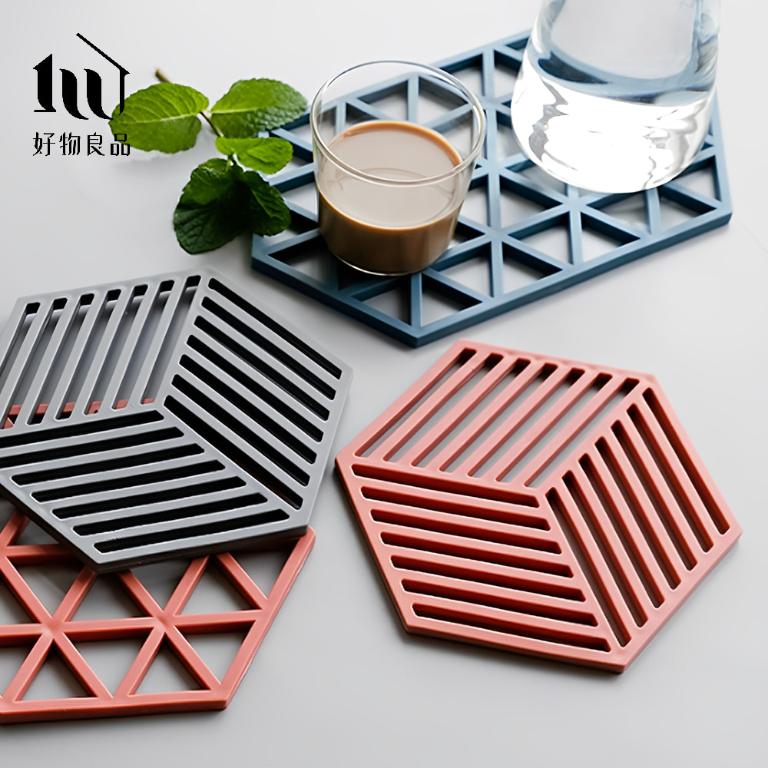 6入組_防滑耐高溫鏤空防燙拼接隔熱軟墊