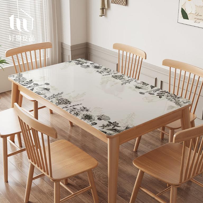 《藝術花卉》好物設計軟玻璃防燙防刮隔熱桌墊