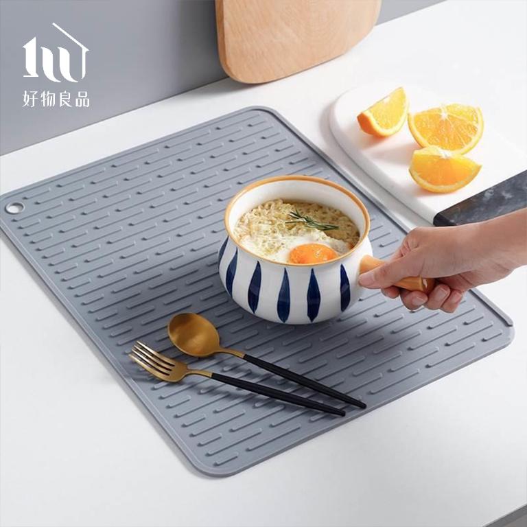 食品級矽膠瀝水多功能餐墊防燙隔熱墊