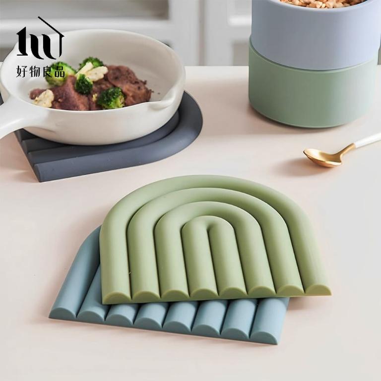 Curved(3入組)_北歐設計矽膠造型隔熱墊