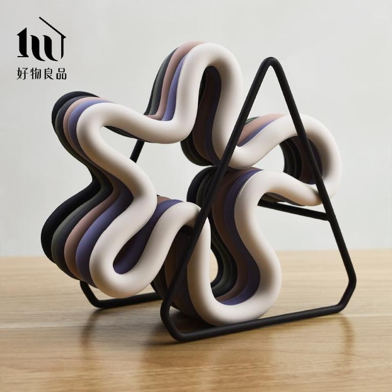 Abstract(3入組)_北歐設計矽膠造型隔熱墊