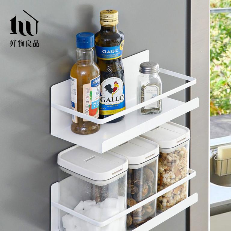 單層_磁吸壁掛冰箱置物架