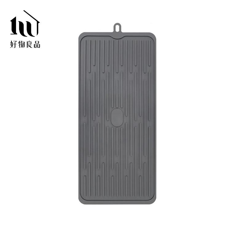 廚房可折疊防滑收納矽膠瀝水隔熱餐具鍋墊