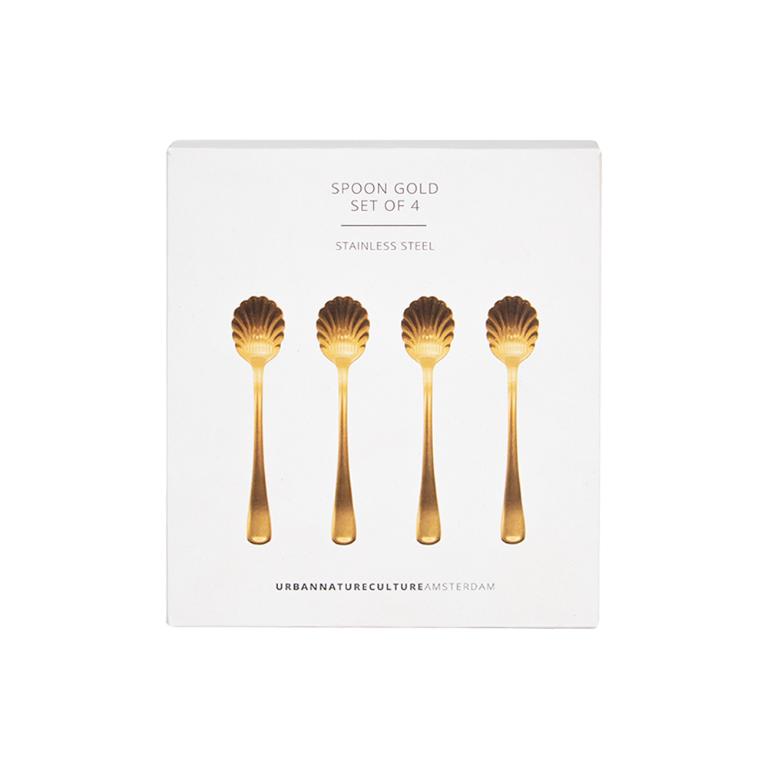 UNC斯特丹 | 貝殼造型點心匙禮盒-4入