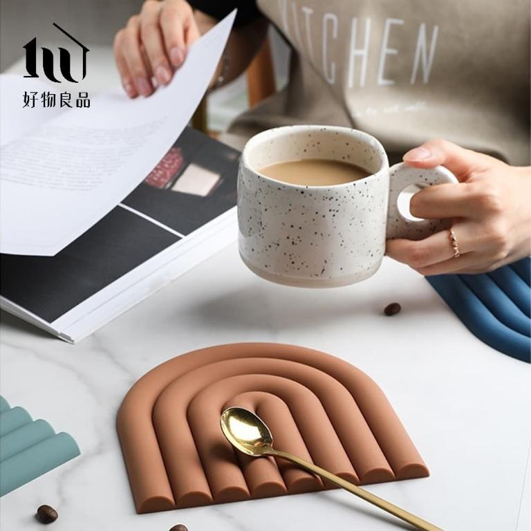 Curved(3入組)_北歐設計矽膠造型隔熱墊