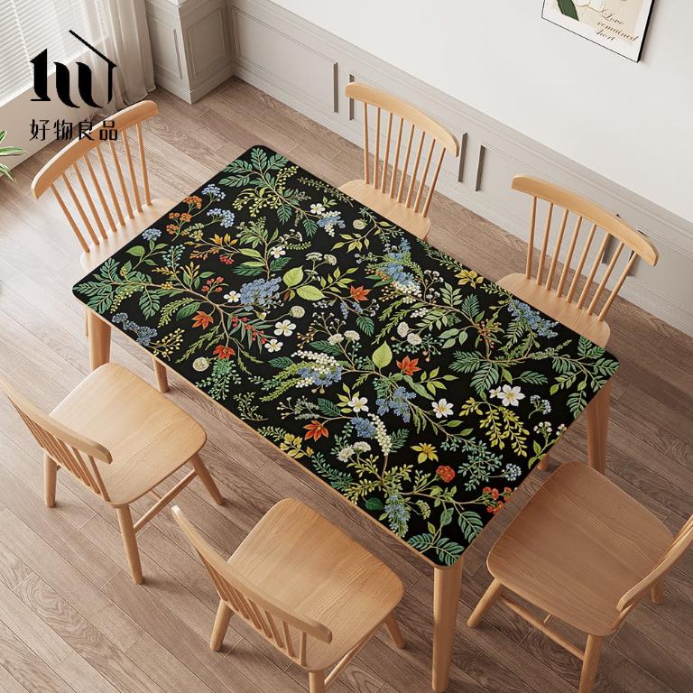 《繁花秘境》好物設計軟玻璃防燙防刮隔熱桌墊