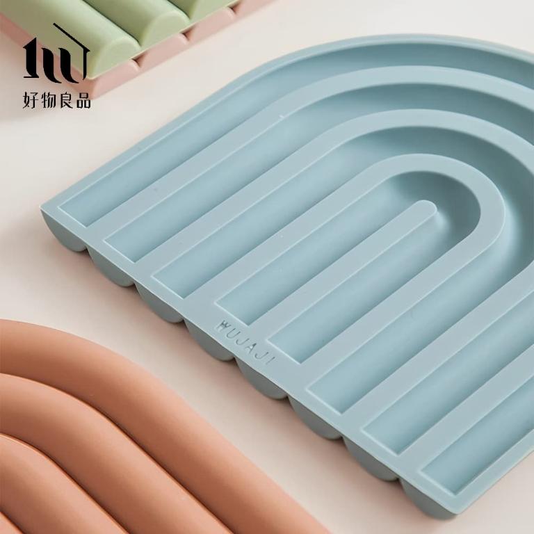 Curved(3入組)_北歐設計矽膠造型隔熱墊