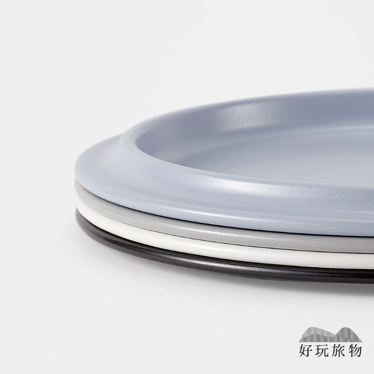 日本進口高品質露營居家琺瑯瓷餐盤（可蒸、可烤）