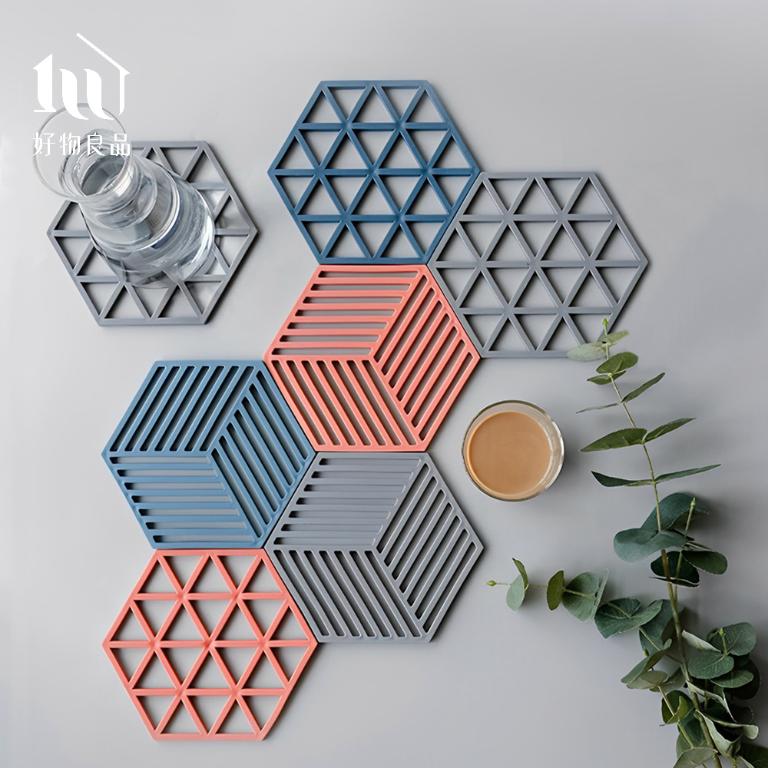 6入組_防滑耐高溫鏤空防燙拼接隔熱軟墊