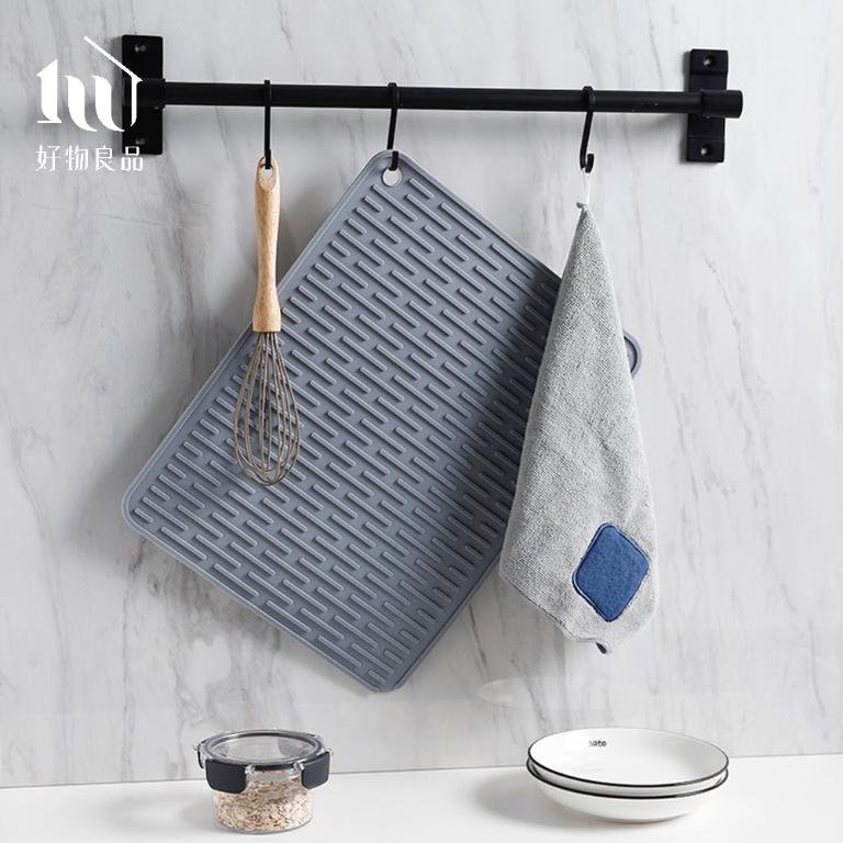 食品級矽膠瀝水多功能餐墊防燙隔熱墊