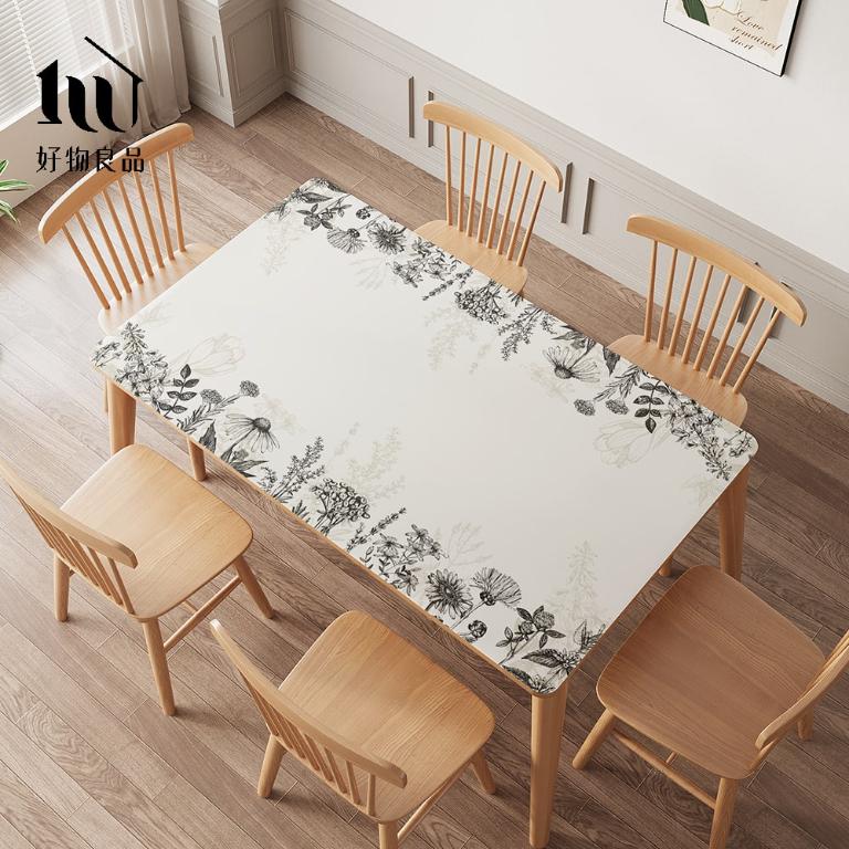 《藝術花卉》好物設計軟玻璃防燙防刮隔熱桌墊