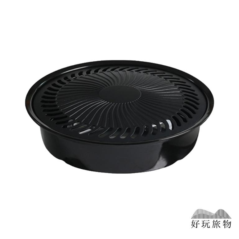 多功能兩用雙層瀝油麥飯石不沾鍋烤盤烤網