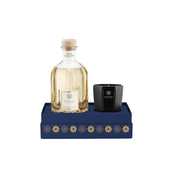 翡冷翠香氛 | 玫瑰菸草 擴香250ml+ 80g香氛蠟 禮盒 (限量版)