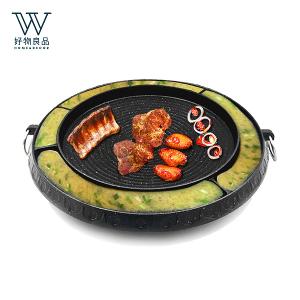 日式家用烤肉盤 瓦斯爐烤盤 居家燒肉（直徑38cm)