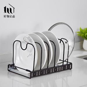 廚房收納鍋具碗盤鍋蓋瀝水置物架