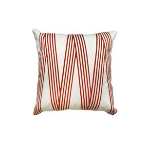 Ks｜洛迪花園  刺繡靠墊套抱枕 | 寧靜紅 (50x50cm，含靠墊芯)