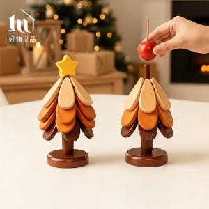 日本高品質原木聖誕樹防燙造型隔熱墊