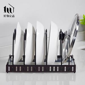 廚房收納鍋具碗盤鍋蓋瀝水置物架