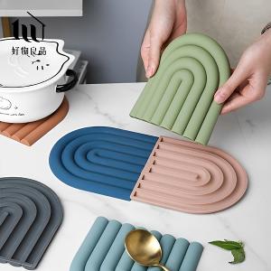 Curved(3入組)_北歐設計矽膠造型隔熱墊