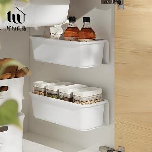 日本免打孔壁掛式縫隙收納抽屜置物盒