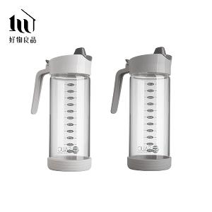 580ml日本免開蓋防滑玻璃油壺醬料壺