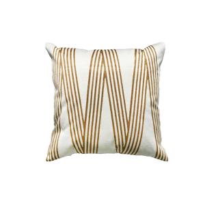 Ks｜洛迪花園 刺繡靠墊套抱枕 | 寧靜金 (50x50cm，含靠墊芯)