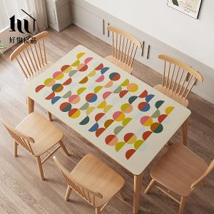 《歡樂多巴胺》好物設計軟玻璃防燙防刮隔熱桌墊