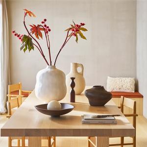 UNC斯特丹 | Mason 陶瓷粗紋花器 | 咖啡棕