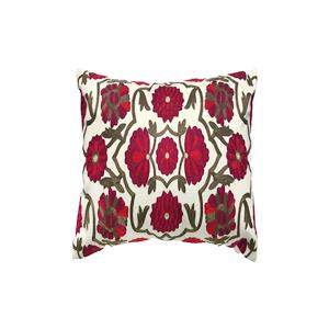 Ks｜洛迪花園 刺繡靠墊套抱枕 | 花賞 (50x50cm，含靠墊芯)