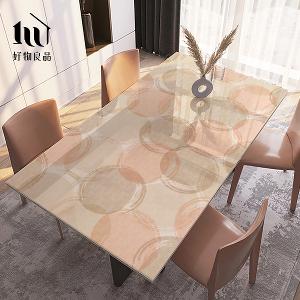《泡泡記憶》設計款印花質感生活軟玻璃防油防燙防髒PVC餐桌墊