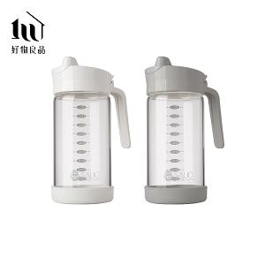 480ml日本免開蓋防滑玻璃油壺醬料壺