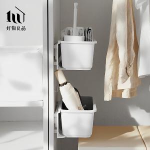 日本免打孔壁掛式縫隙收納抽屜置物盒