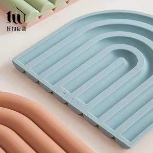 Curved(3入組)_北歐設計矽膠造型隔熱墊