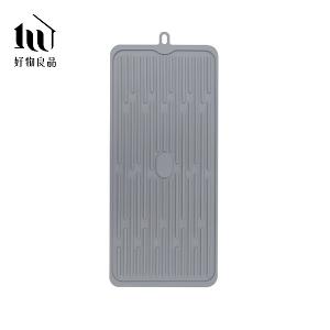 廚房可折疊防滑收納矽膠瀝水隔熱餐具鍋墊