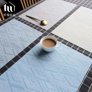 典雅系列_輕奢紡織紋理PVC餐桌墊 (4入)