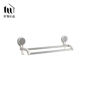 免打孔無痕壁掛不鏽鋼抹布毛巾收納掛架