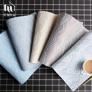 典雅系列_輕奢紡織紋理PVC餐桌墊 (4入)