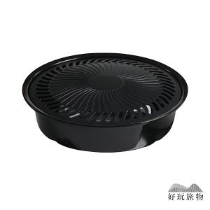 多功能兩用雙層瀝油麥飯石不沾鍋烤盤烤網